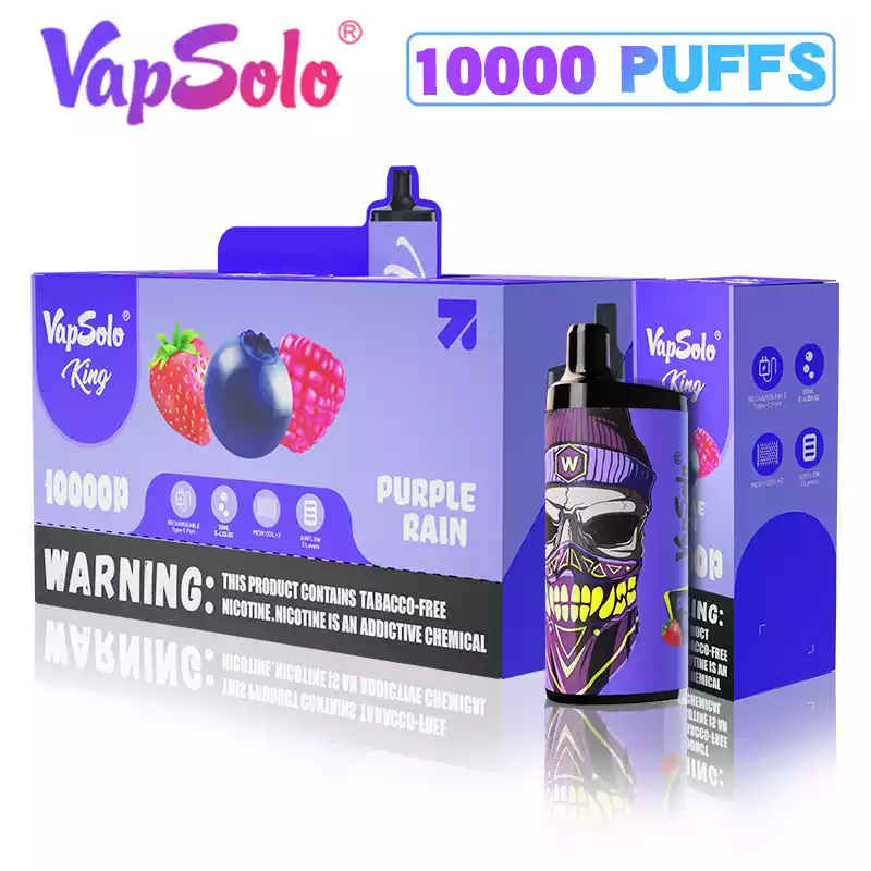 Vapsolo King 10000 Puffs Wholesale Disposable Vape Puff 10k Electronic Cigarette Adjustable Airflow