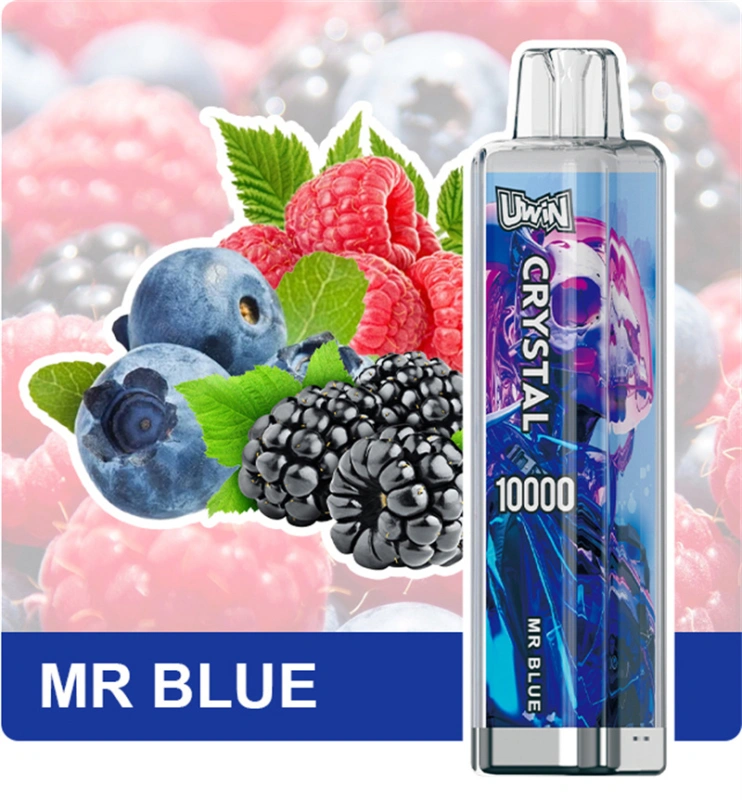 Uwin Crystal 10000 Puffs Wholesale Disposable Vape Puff 10k Electronic Cigarette RGB Lights