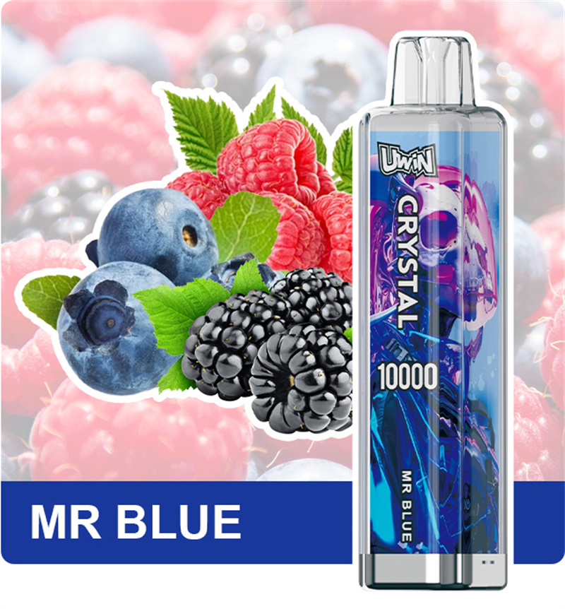 Uwin Crystal 10000 Puffs Wholesale Disposable Vape Puff 10k Electronic Cigarette RGB Lights