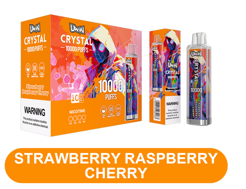Uwin Crystal 10000 Puffs Wholesale Disposable Vape Puff 10k Electronic Cigarette RGB Lights