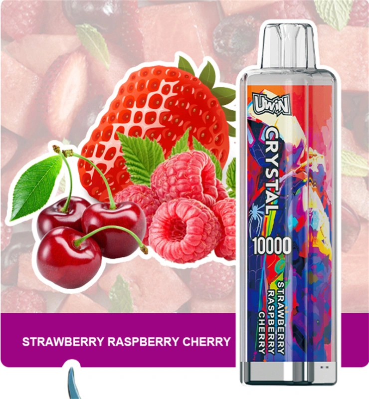 Uwin Crystal 10000 Puffs Wholesale Disposable Vape Puff 10k Electronic Cigarette RGB Lights