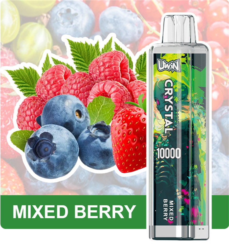 Uwin Crystal 10000 Puffs Wholesale Disposable Vape Puff 10k Electronic Cigarette RGB Lights