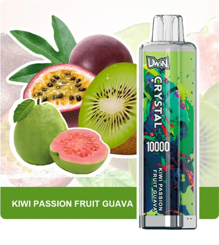 Uwin Crystal 10000 Puffs Wholesale Disposable Vape Puff 10k Electronic Cigarette RGB Lights