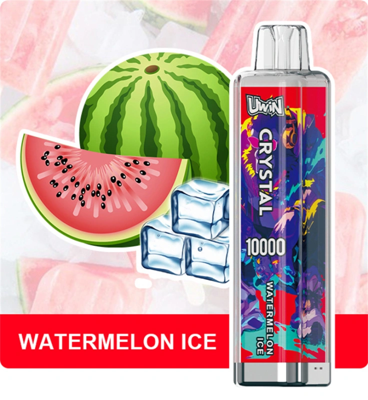 Uwin Crystal 10000 Puffs Wholesale Disposable Vape Puff 10k Electronic Cigarette RGB Lights