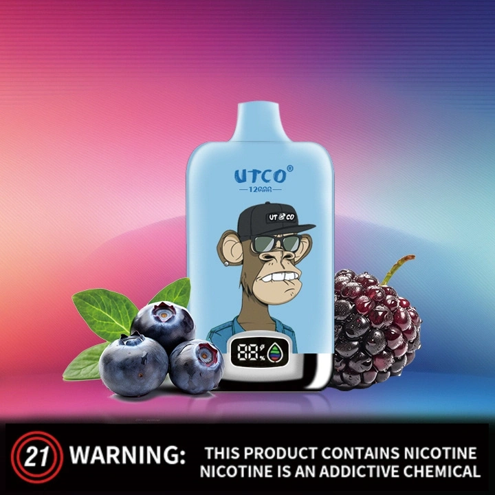 EU Warehouse UTCO Tornado Digital Box 12000 Puffs Wholesale Disposable Vape E Cigarettes Puff 12k Prefilled Pod