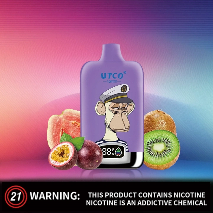 EU Warehouse UTCO Tornado Digital Box 12000 Puffs Wholesale Disposable Vape E Cigarettes Puff 12k Prefilled Pod