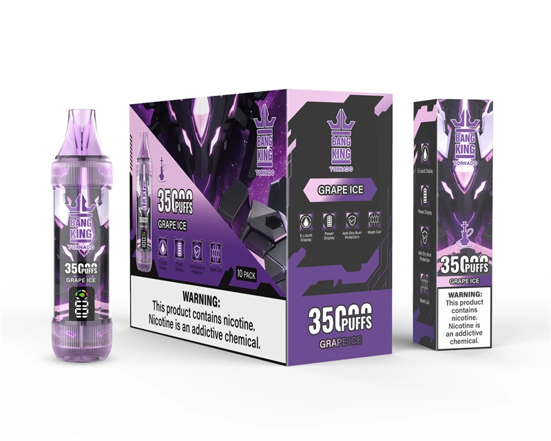 Bang King 35000 Puffs Smart Screen Wholesale Disposable Vape Puff 35k Electronic Cigarette