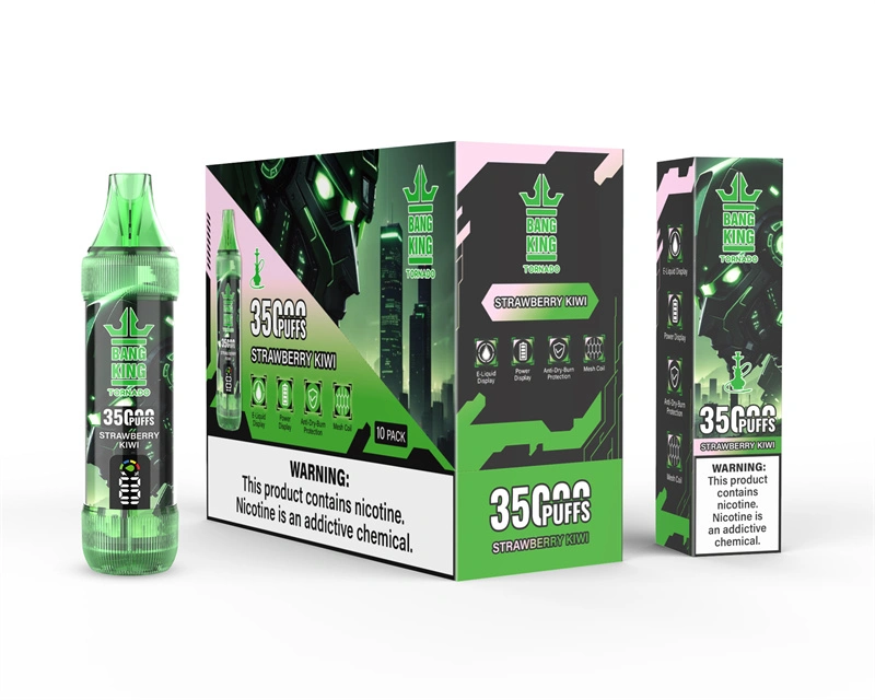 Bang King 35000 Puffs Smart Screen Wholesale Disposable Vape Puff 35k Electronic Cigarette