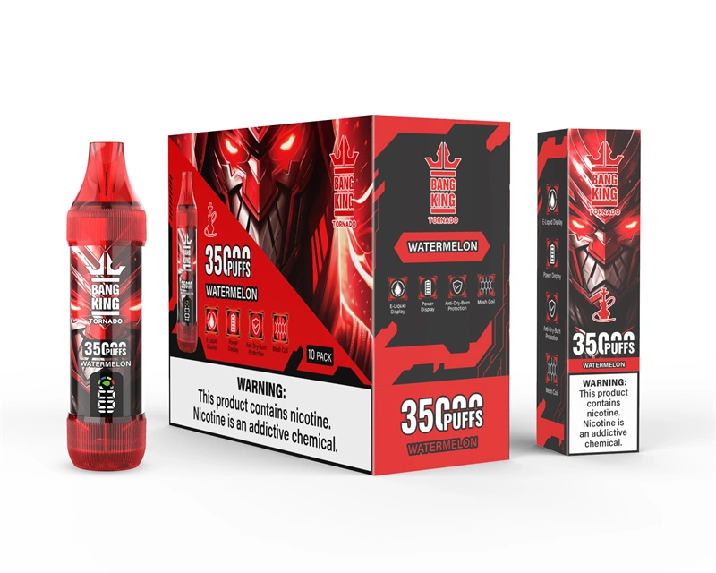 Bang King 35000 Puffs Smart Screen Wholesale Disposable Vape Puff 35k Electronic Cigarette