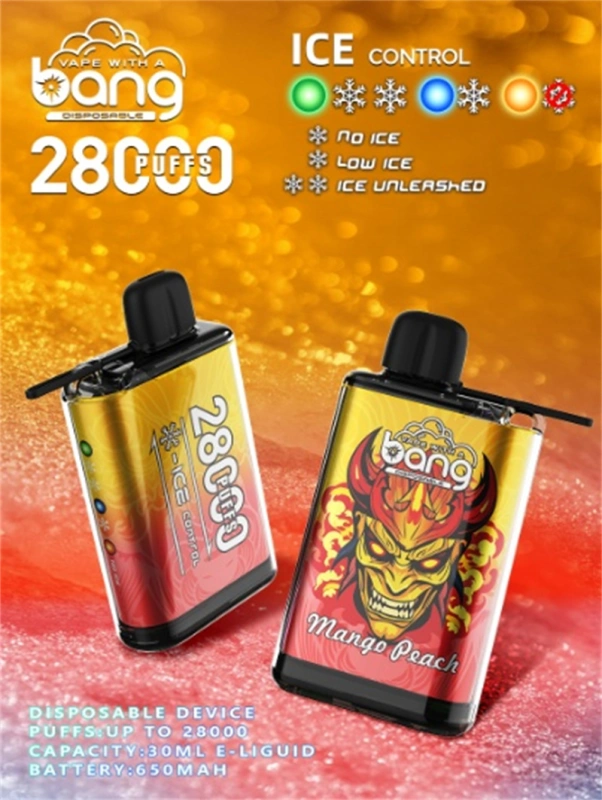 Bang 28000 Puffs Ice Control Wholesale Disposable Vape Puff 35k Electronic Cigarette Airflow Adjustable