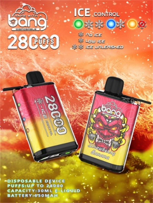 Bang 28000 Puffs Ice Control Wholesale Disposable Vape Puff 35k Electronic Cigarette Airflow Adjustable