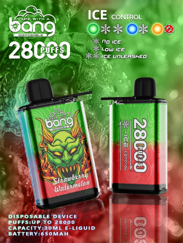 Bang 28000 Puffs Ice Control Wholesale Disposable Vape Puff 35k Electronic Cigarette Airflow Adjustable