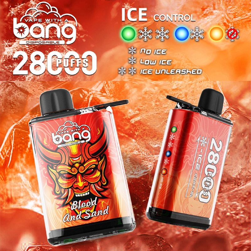 Bang 28000 Puffs Ice Control Wholesale Disposable Vape Puff 35k Electronic Cigarette Airflow Adjustable