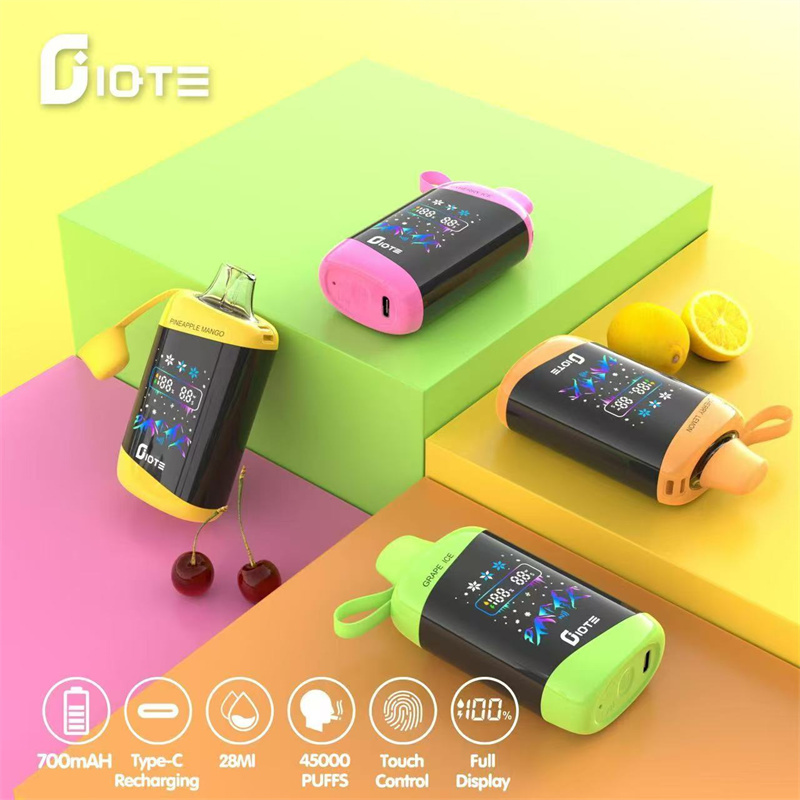 QST IQTE 45000 Puffs Full Smart Screen Display Wholesale Disposable Vape Puff 45k Electronic Cigarette Ice Control Touch Control Adjustable Power
