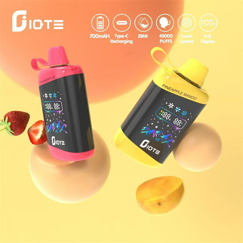 QST IQTE 45000 Puffs Full Smart Screen Display Wholesale Disposable Vape Puff 45k Electronic Cigarette Ice Control Touch Control Adjustable Power