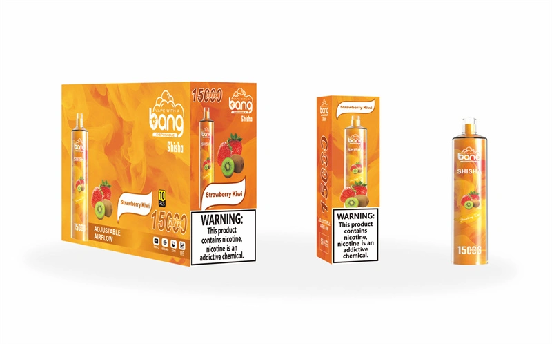 Bang Shisha 15000 Puffs Wholesale Disposable Vape Crystal Puff 15k Electronic Cigarette Airflow Adjustable