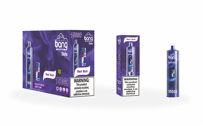 Bang Shisha 15000 Puffs Wholesale Disposable Vape Crystal Puff 15k Electronic Cigarette Airflow Adjustable