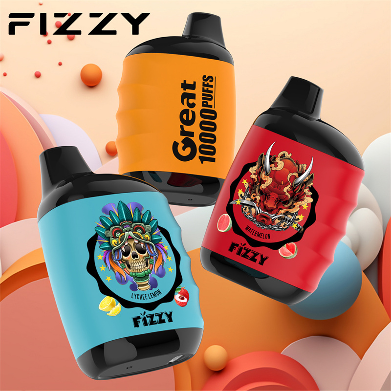 Fizzy Great 10000 Puffs EU Warehouse Wholesale Disposable Vape Puff 10k E Cigarettes