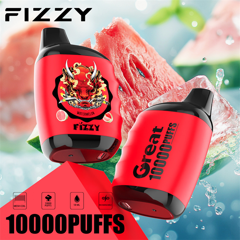 Fizzy Great 10000 Puffs EU Warehouse Wholesale Disposable Vape Puff 10k E Cigarettes