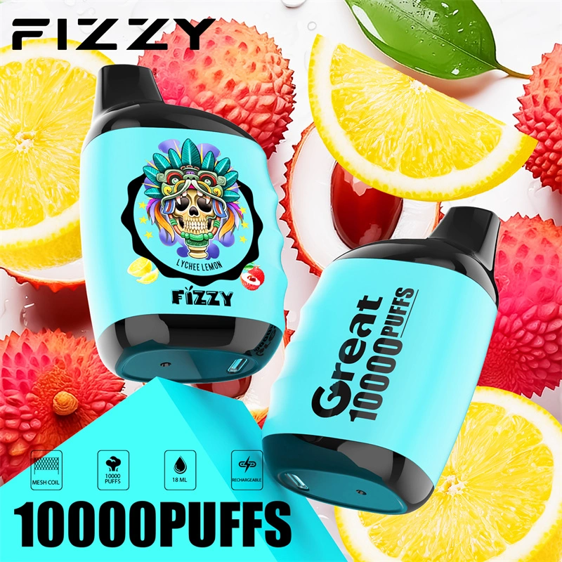 Fizzy Great 10000 Puffs EU Warehouse Wholesale Disposable Vape Puff 10k E Cigarettes