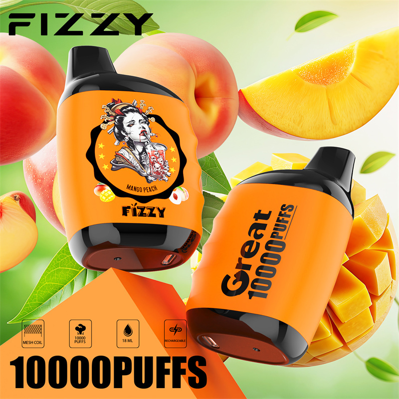 Fizzy Great 10000 Puffs EU Warehouse Wholesale Disposable Vape Puff 10k E Cigarettes