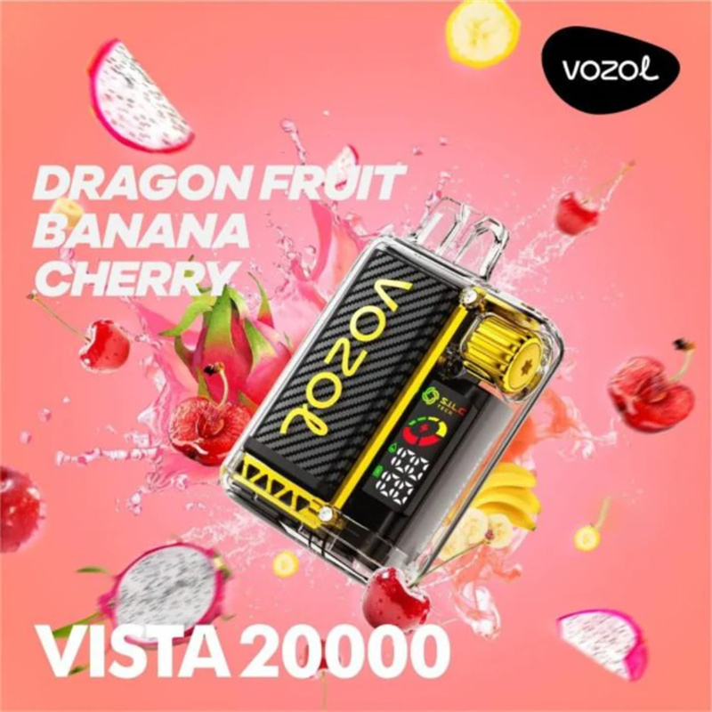 Vozol Vista 20000 Puffs Smart Screen Disposable Vape Puff 20k Electronic Cigarette Wholesale Dual Mesh