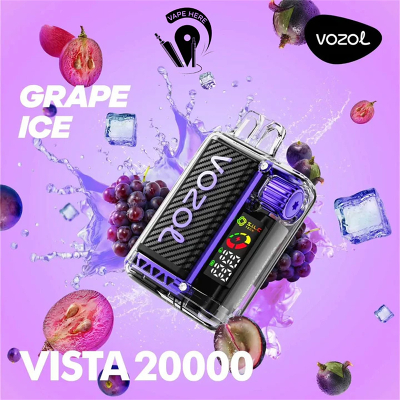 Vozol Vista 20000 Puffs Smart Screen Disposable Vape Puff 20k Electronic Cigarette Wholesale Dual Mesh