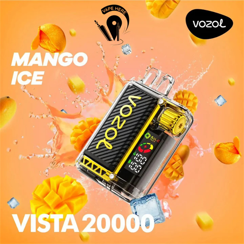 Vozol Vista 20000 Puffs Smart Screen Disposable Vape Puff 20k Electronic Cigarette Wholesale Dual Mesh