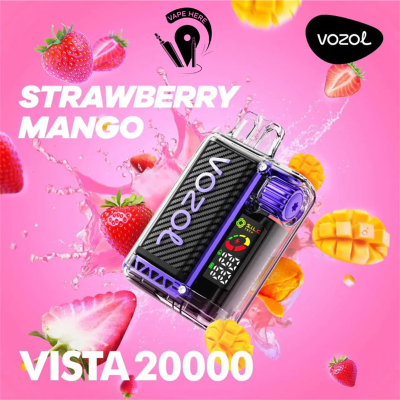 Vozol Vista 20000 Puffs Smart Screen Disposable Vape Puff 20k Electronic Cigarette Wholesale Dual Mesh
