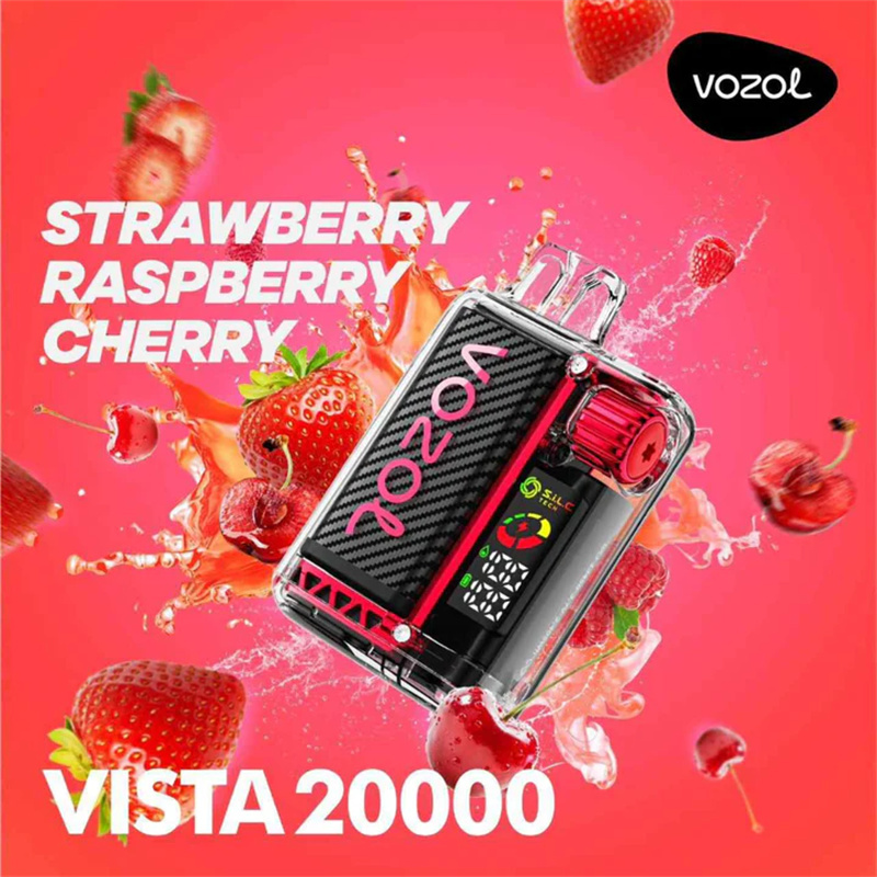 Vozol Vista 20000 Puffs Smart Screen Disposable Vape Puff 20k Electronic Cigarette Wholesale Dual Mesh