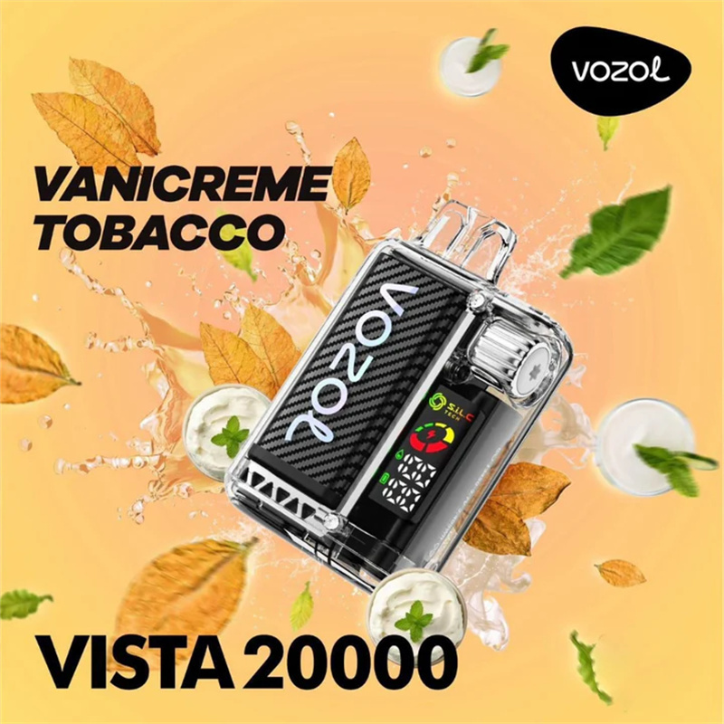 Vozol Vista 20000 Puffs Smart Screen Disposable Vape Puff 20k Electronic Cigarette Wholesale Dual Mesh