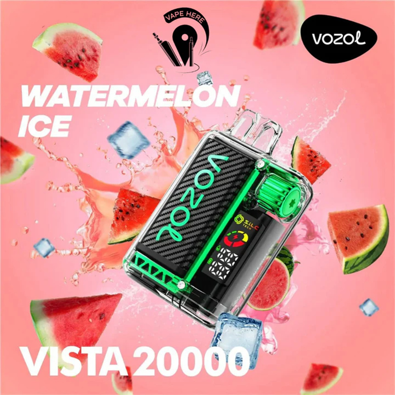Vozol Vista 20000 Puffs Smart Screen Disposable Vape Puff 20k Electronic Cigarette Wholesale Dual Mesh