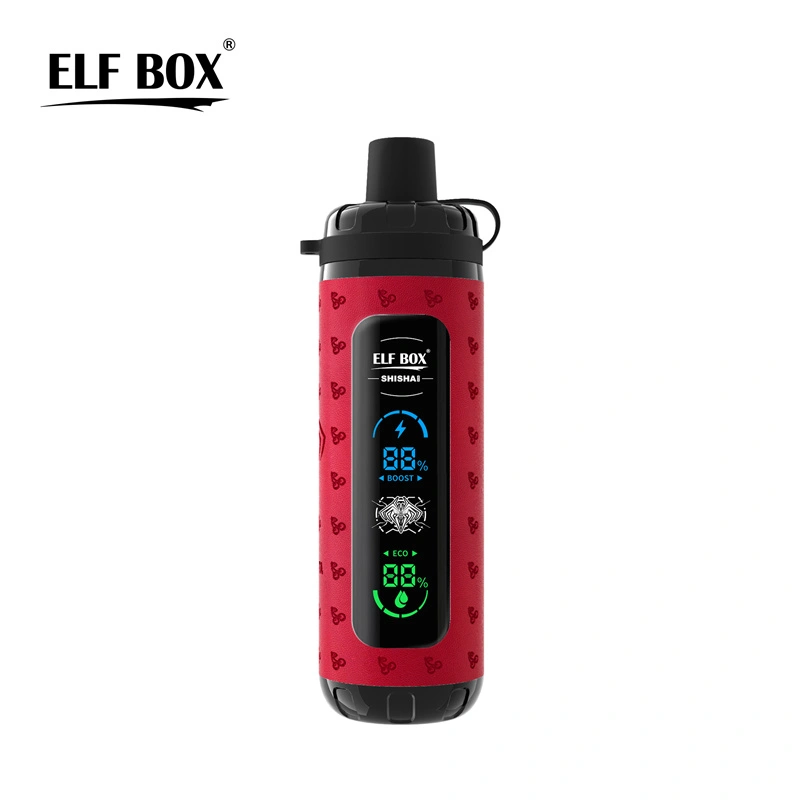 Elf Box Shisha Max 40000 Puffs LED Display Wholesale Disposable Vape Puff 40K Electronic Cigarette Child Lock