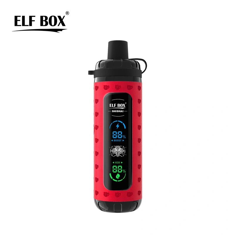 Elf Box Shisha Max 40000 Puffs LED Display Wholesale Disposable Vape Puff 40K Electronic Cigarette Child Lock