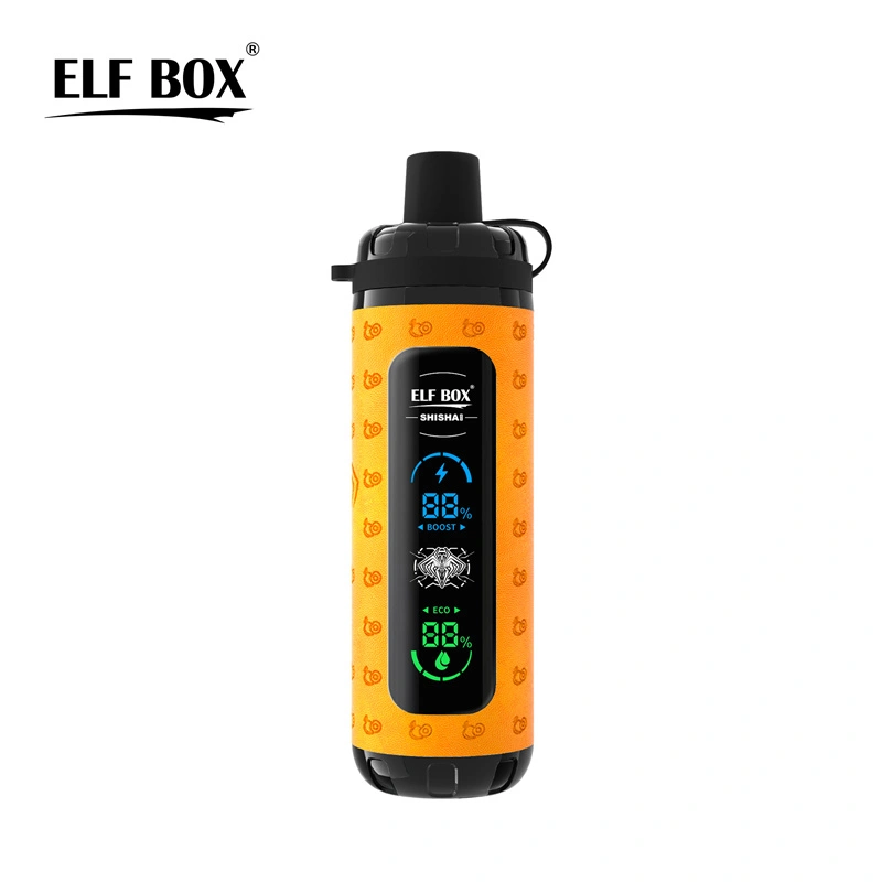 Elf Box Shisha Max 40000 Puffs LED Display Wholesale Disposable Vape Puff 40K Electronic Cigarette Child Lock