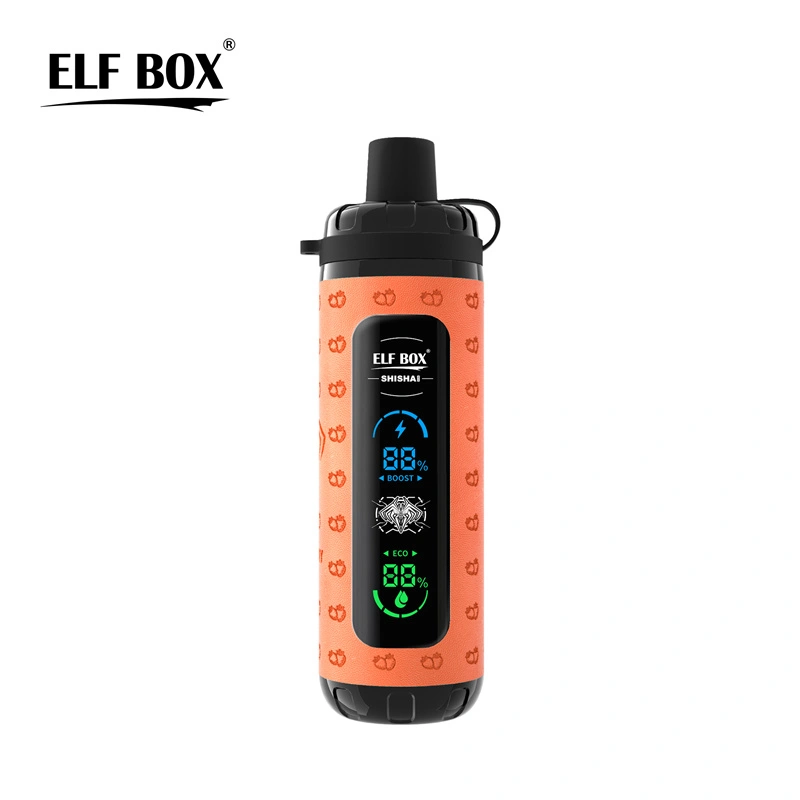 Elf Box Shisha Max 40000 Puffs LED Display Wholesale Disposable Vape Puff 40K Electronic Cigarette Child Lock