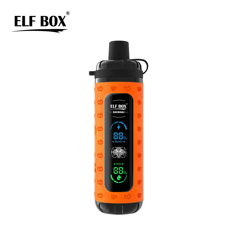 Elf Box Shisha Max 40000 Puffs LED Display Wholesale Disposable Vape Puff 40K Electronic Cigarette Child Lock