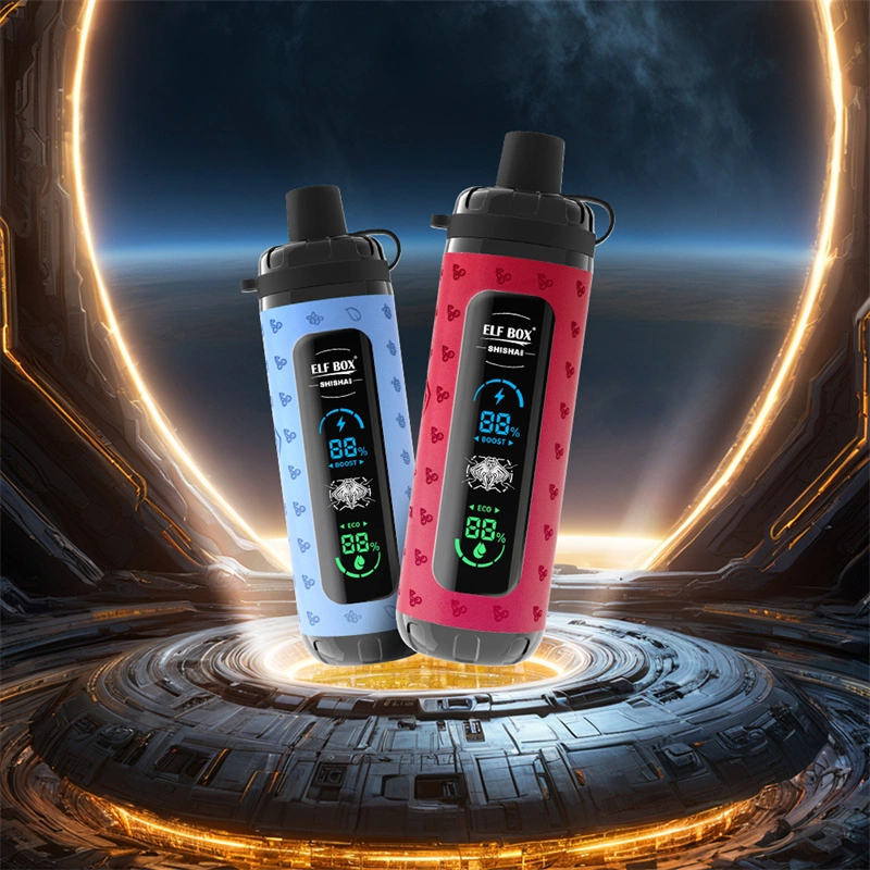 Elf Box Shisha Max 40000 Puffs LED Display Wholesale Disposable Vape Puff 40K Electronic Cigarette Child Lock