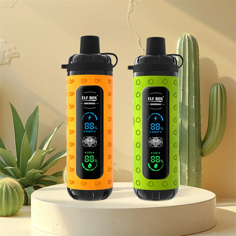 Elf Box Shisha Max 40000 Puffs LED Display Wholesale Disposable Vape Puff 40K Electronic Cigarette Child Lock