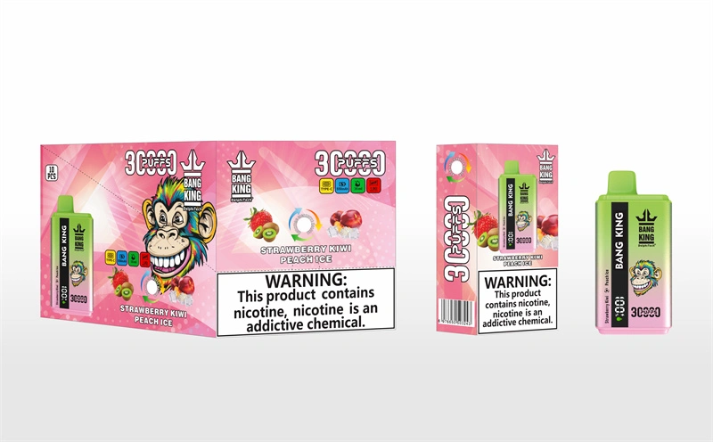 Puff 30k Bang King 30000 Puffs Dual Flavors Disposable Vape Wholesale E Cigarettes Smart Screen Prefilled Pod-F