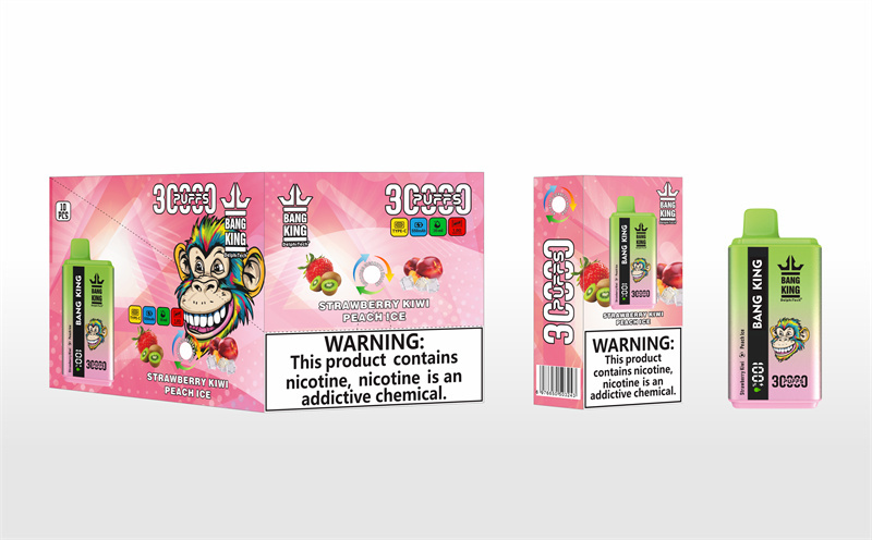 Puff 30k Bang King 30000 Puffs Dual Flavors Disposable Vape Wholesale E Cigarettes Smart Screen Prefilled Pod-F