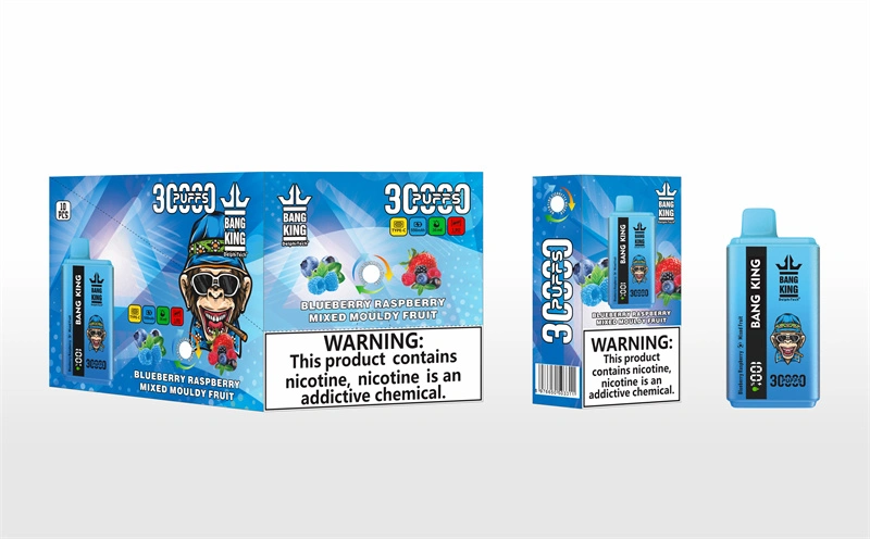 Puff 30k Bang King 30000 Puffs Dual Flavors Disposable Vape Wholesale E Cigarettes Smart Screen Prefilled Pod-F