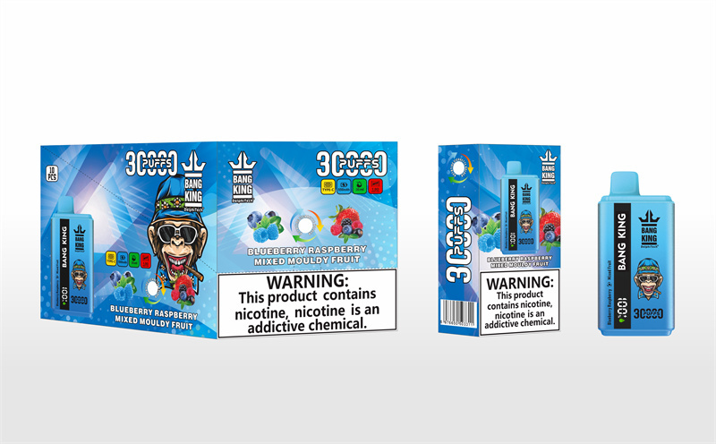 Puff 30k Bang King 30000 Puffs Dual Flavors Disposable Vape Wholesale E Cigarettes Smart Screen Prefilled Pod-F