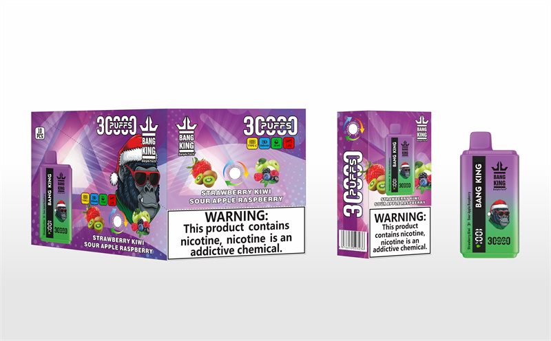 Puff 30k Bang King 30000 Puffs Dual Flavors Disposable Vape Wholesale E Cigarettes Smart Screen Prefilled Pod-F