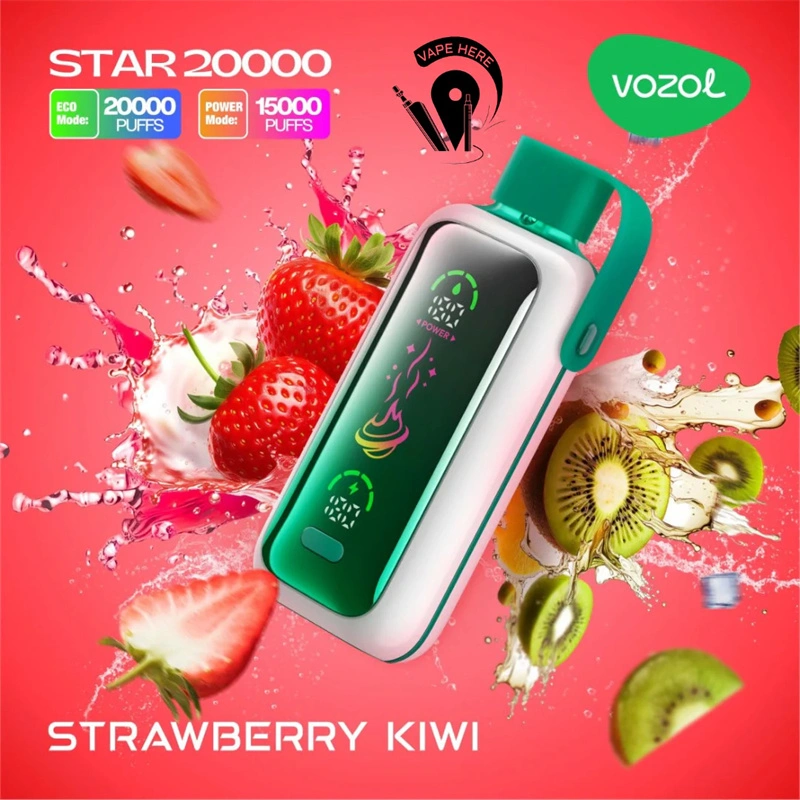 Vozol Star 20000 Puffs Smart Screen Wholesale Disposable Vape Puff 20K Electronic Cigarette