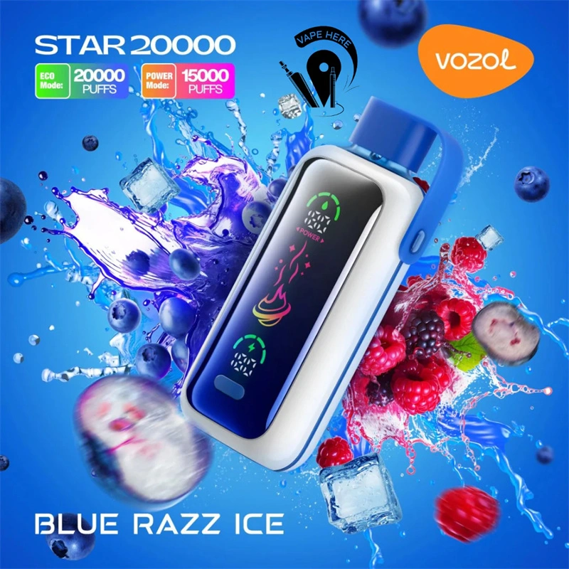 Vozol Star 20000 Puffs Smart Screen Wholesale Disposable Vape Puff 20K Electronic Cigarette