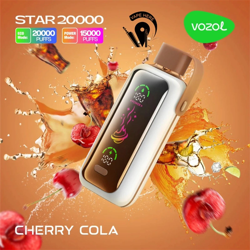 Vozol Star 20000 Puffs Smart Screen Wholesale Disposable Vape Puff 20K Electronic Cigarette