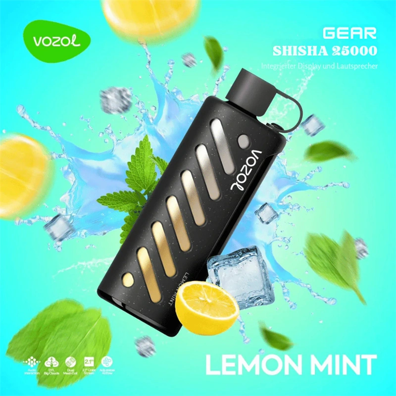 Vozol Gear Shisha 25000 Puffs Smart Screen Wholesale Disposable Vape Puff 25K Electronic Cigarette