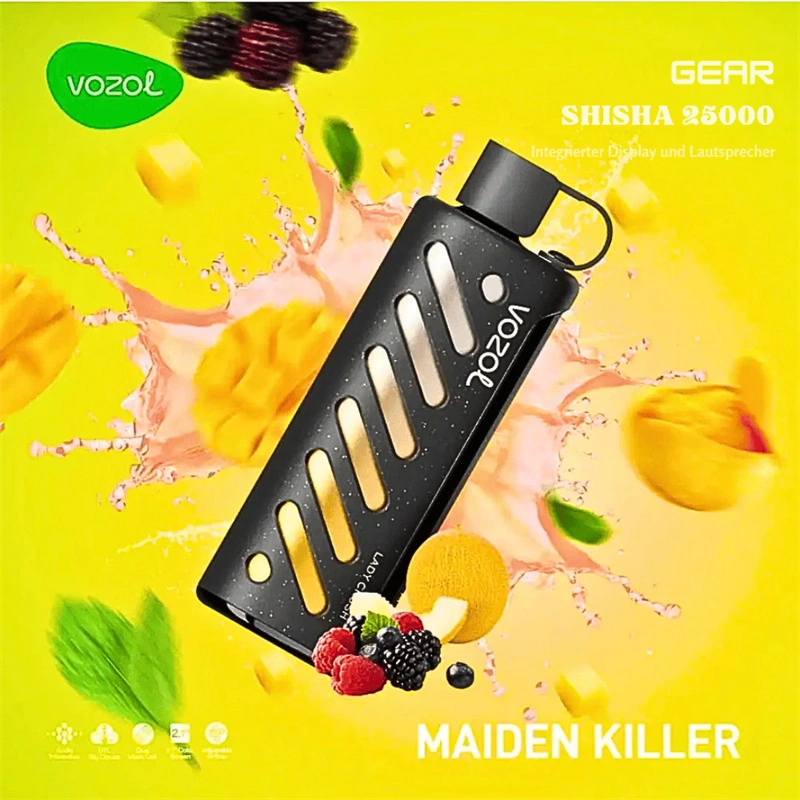 Vozol Gear Shisha 25000 Puffs Smart Screen Wholesale Disposable Vape Puff 25K Electronic Cigarette