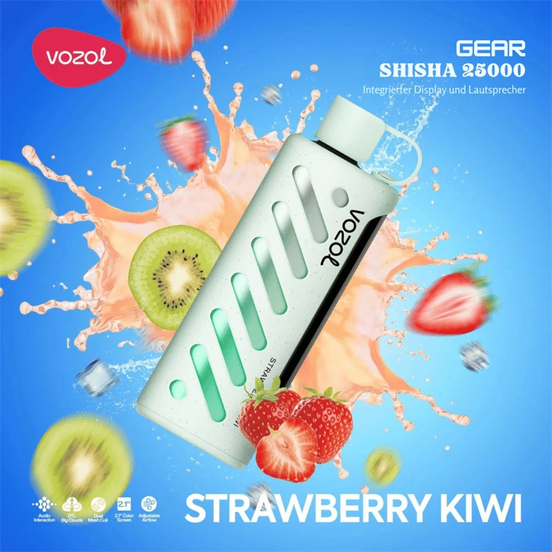 Vozol Gear Shisha 25000 Puffs Smart Screen Wholesale Disposable Vape Puff 25K Electronic Cigarette